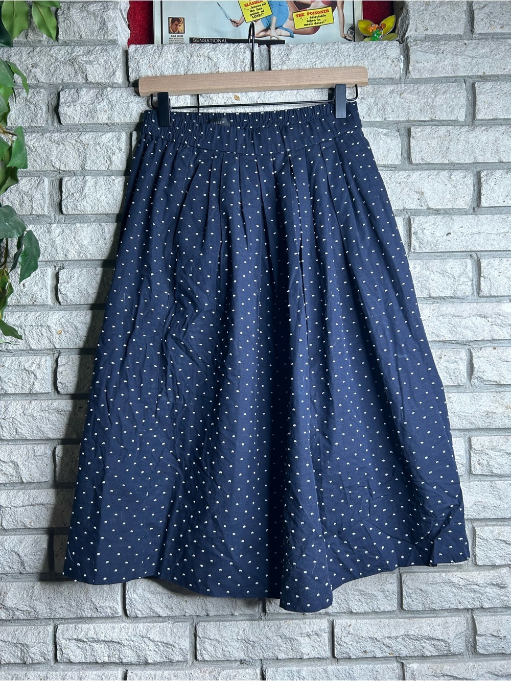 J. Crew Polka Dot Full Skirt